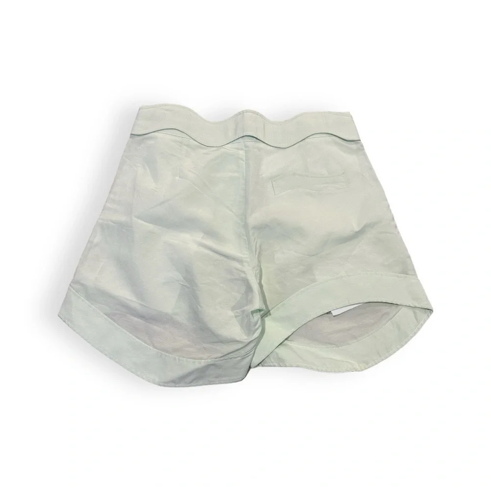 Casablanca Tennis Club Mens SS22 Mint Green Belted Pleated Shorts Size 30 Approx